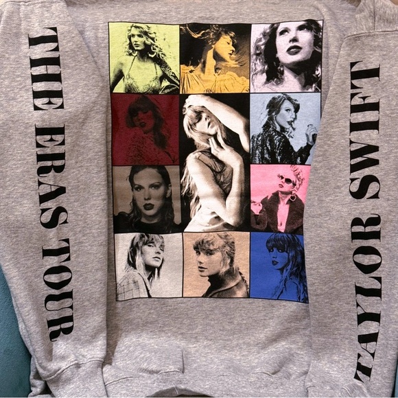 *RARE*Gray Quarter Zip The Eras Tour Taylor Swift Tortured Poets Department TTPD